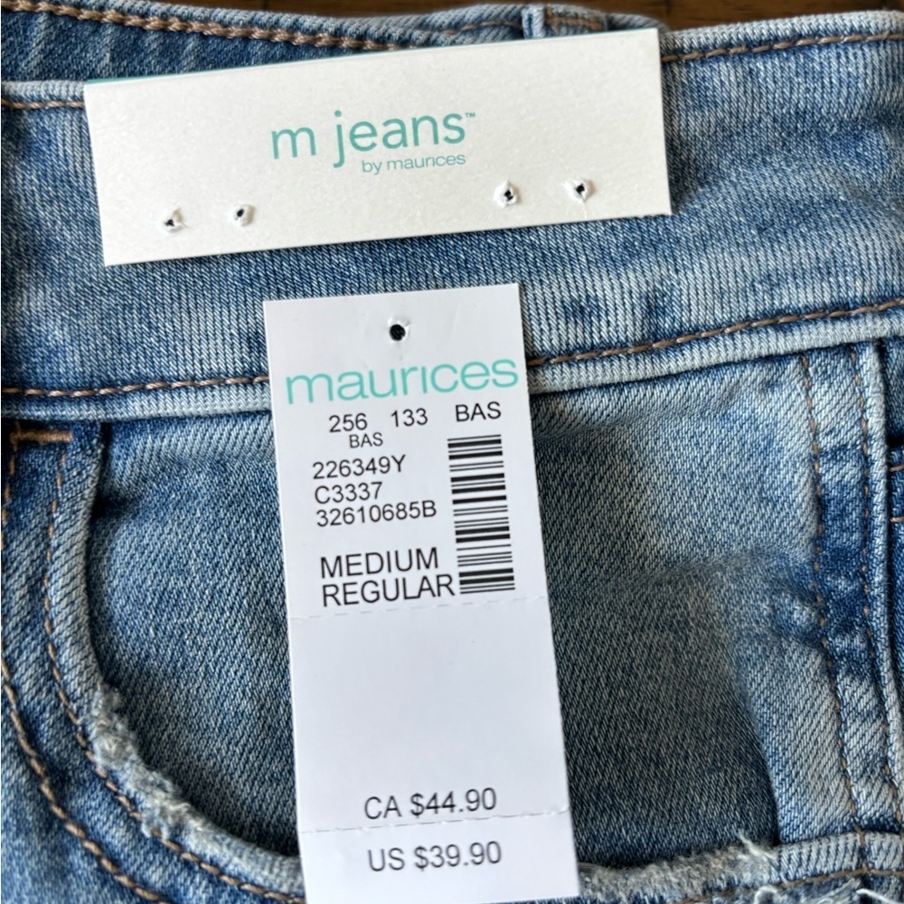 Maurices High Rise Light Blue Jeans - Picture 2 of 5